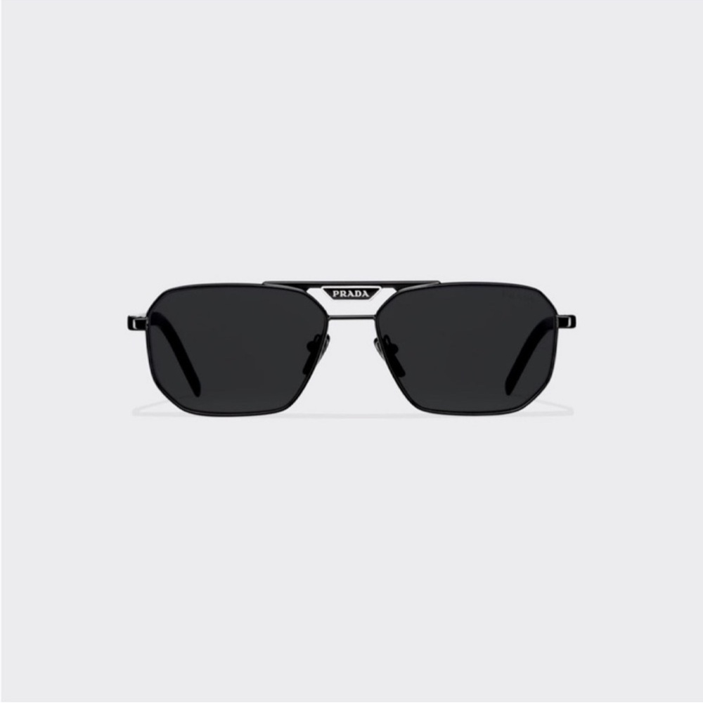 Prada Dark Sunglasses with Black Frame
